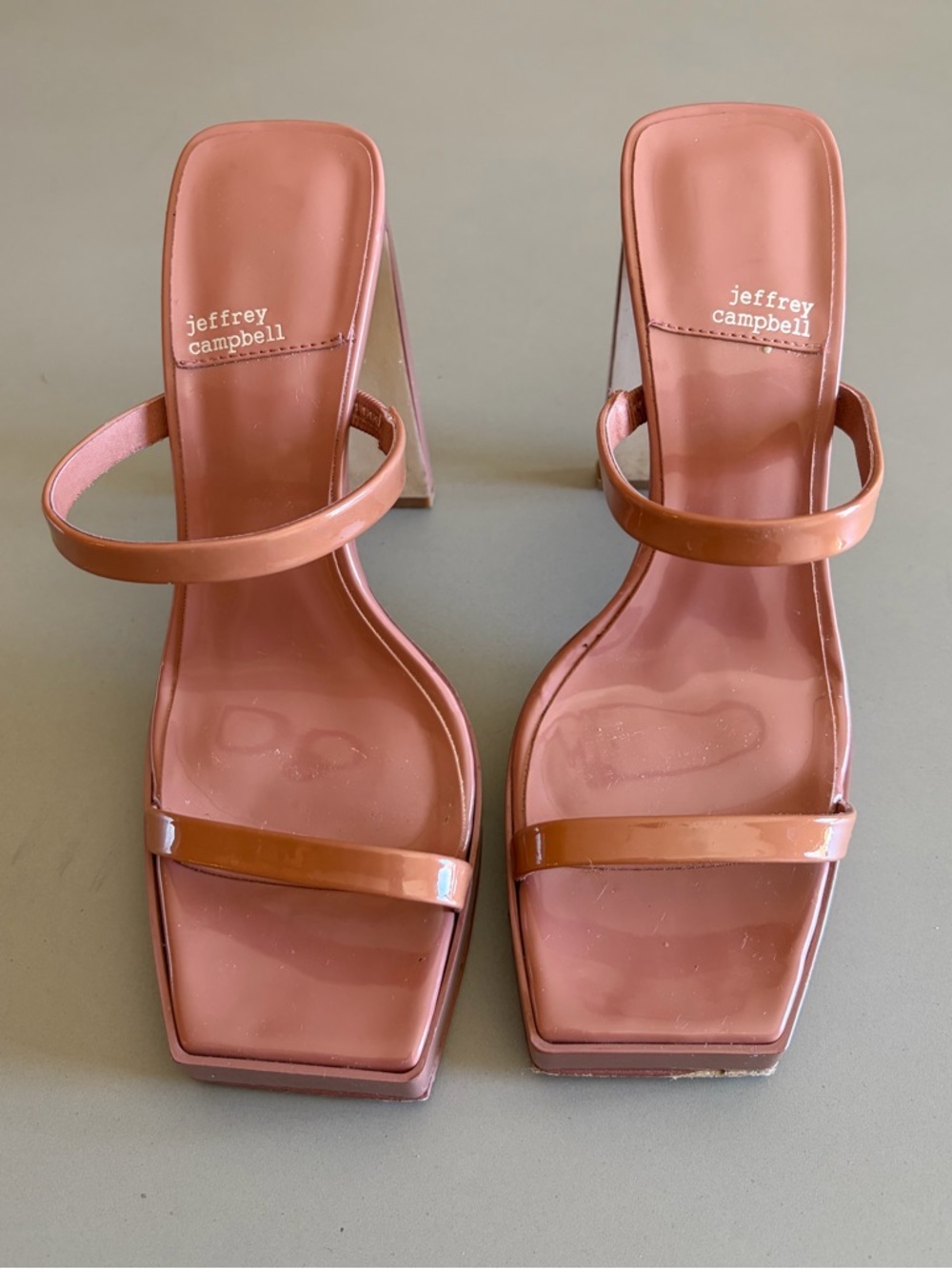 Jeffrey Campbell Hustler Heel in Dusty Blush Patent size 9